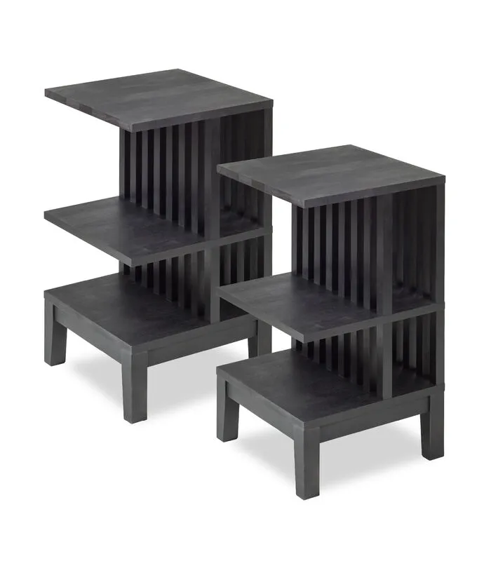 WOODEK 2 X Nachtkastje CELINE In Berkenhout 3 WOODEK 2 X Nachtkastje CELINE In Berkenhout