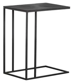 WOOOD Exclusive Exclusive Maatje Bijzettafel - Metaal - Zwart - 60x50x32