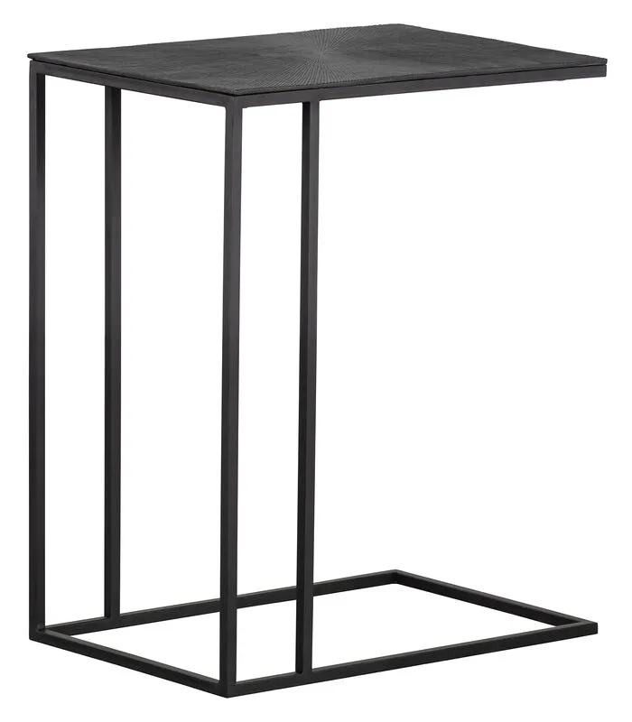 WOOOD Exclusive Exclusive Maatje Bijzettafel - Metaal - Zwart - 60x50x32 3 WOOOD Exclusive Exclusive Maatje Bijzettafel - Metaal - Zwart - 60x50x32