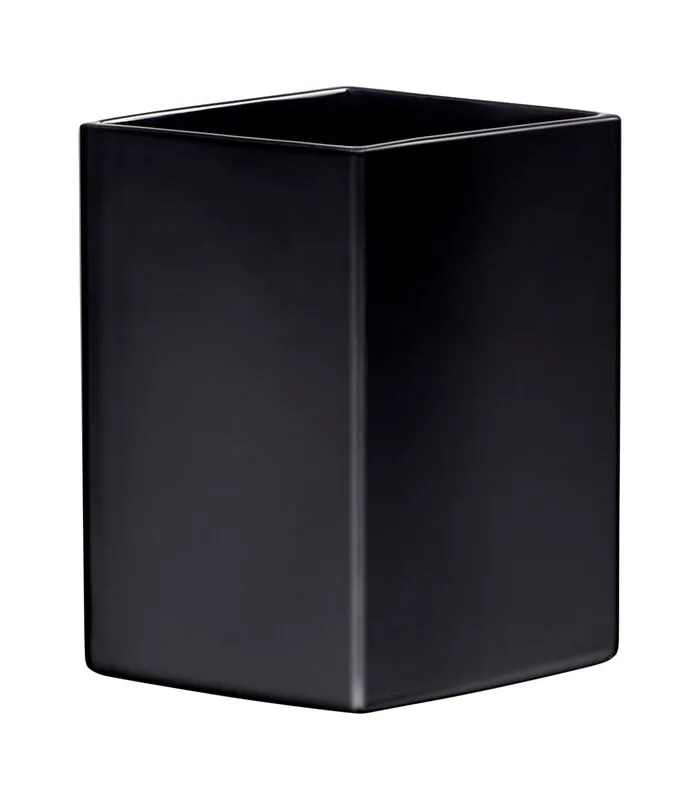 Iittala Ruutu Ceramic Vaas 225mm Zwart 3 Iittala Ruutu Ceramic Vaas 225mm Zwart