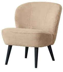 WOOOD Fauteuil Sara - Polyester - Naturel - 71x59x70