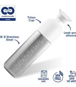 Dopper Roestvrijstalen Drinkfles Steel 490ml -Meubilair Geschäft 722406f04edc45758617ce8efaab75a0