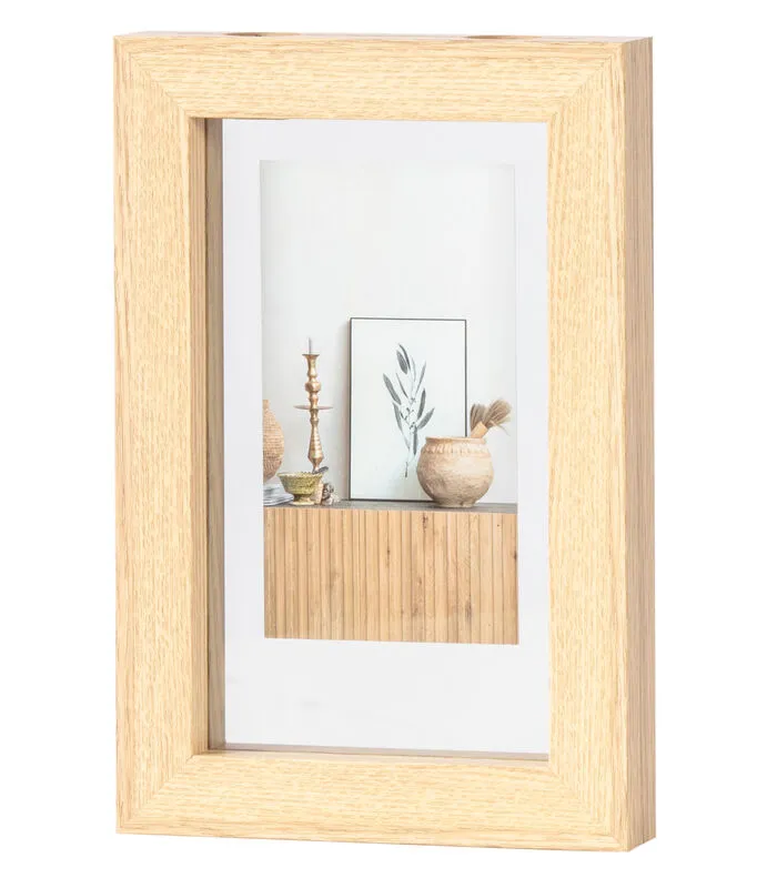 WOOOD Exclusive Exclusive Blake Fotolijst Met Houten Rand - Naturel - 30x20x4 4 WOOOD Exclusive Exclusive Blake Fotolijst Met Houten Rand - Naturel - 30x20x4 - Image 2