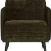 BePureHome Statement Fauteuil Met Arm - Ribstof - Groen - 77x72x93 -Meubilair Geschäft 740594100c3d4c348b944bdf1f2e61f9