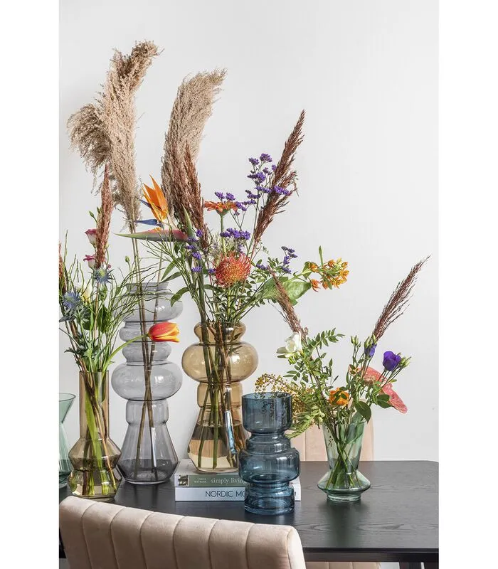 PRESENT TIME Vaas Morgana - Glas Honingbruin - Large - 18x50cm 4 PRESENT TIME Vaas Morgana - Glas Honingbruin - Large - 18x50cm - Image 2