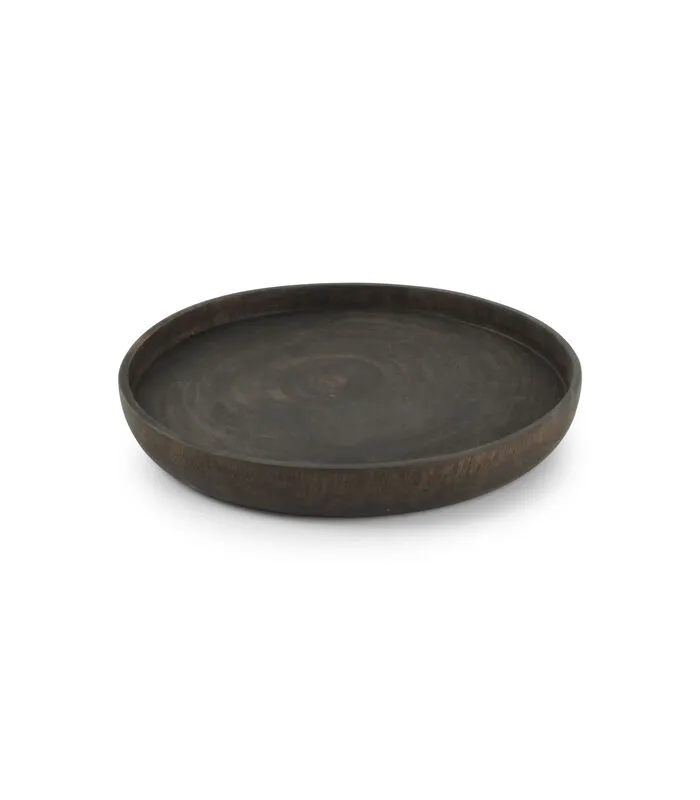 Salt & Pepper Serveerschaal 25x2,5cm Hout Zwart Pale 3 Salt & Pepper Serveerschaal 25x2,5cm Hout Zwart Pale