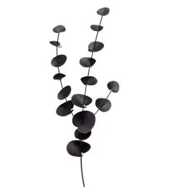 BePureHome Eucalyptus Wanddeco - Metaal - Zwart - 91x37x9