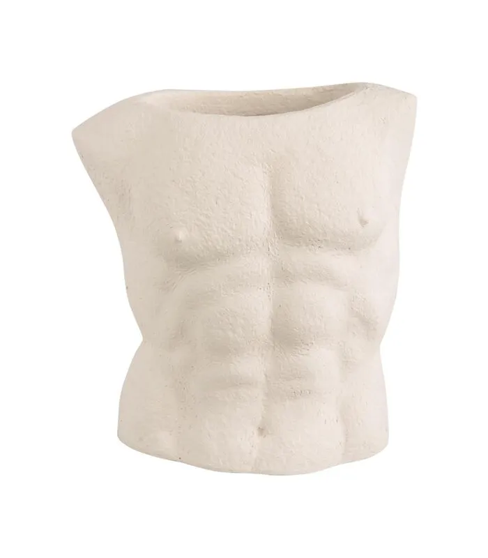 PRESENT TIME Bloempot Male - Ivoor - 12x19,5x20,5 Cm 3 PRESENT TIME Bloempot Male - Ivoor - 12x19,5x20,5 Cm