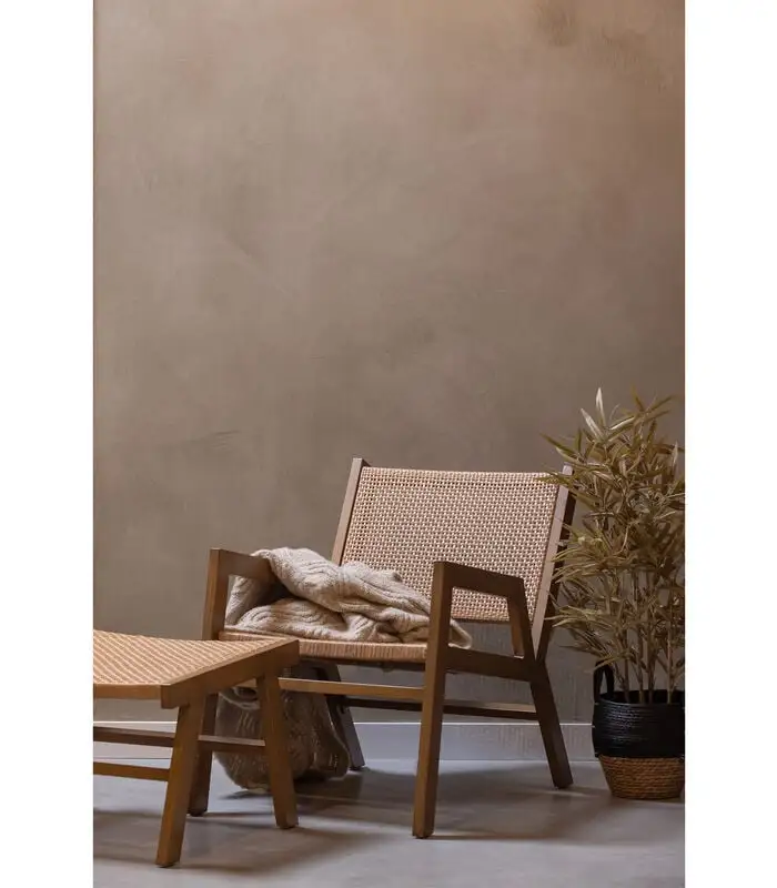 WOOOD Pem Fauteuil Outdoor - Aluminium - Naturel - Set Van 2 4 WOOOD Pem Fauteuil Outdoor - Aluminium - Naturel - Set Van 2 - Image 2