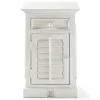 Rivièra Maison Nachtkastje - New Orleans Nachtkastjes Links - Wit -Meubilair Geschäft 763f1f36b75046adbfd4c8c4c5bcc7ff