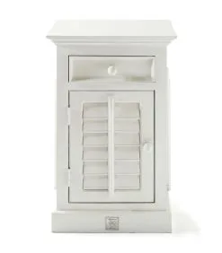 Rivièra Maison Nachtkastje - New Orleans Nachtkastjes Links - Wit