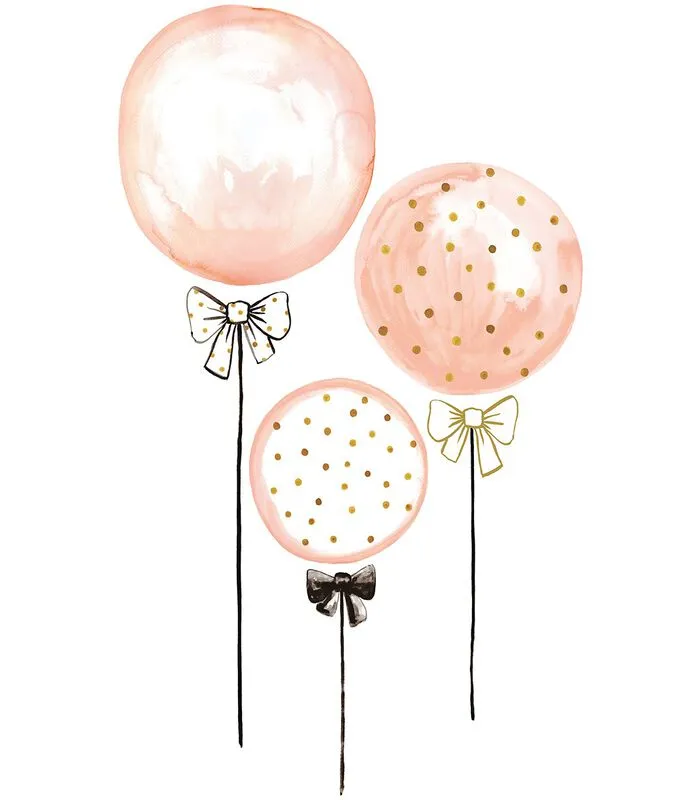 Lilipinso Muursticker Kinderkamer - Flamingo Ballon 3 Lilipinso Muursticker Kinderkamer - Flamingo Ballon