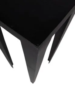 WOOOD Exclusive Exclusive Claire Hoge Bijzettafel - Aluminium - Zwart - 91x34x34 -Meubilair Geschäft 76baa809af5349c585358e69f791be4c