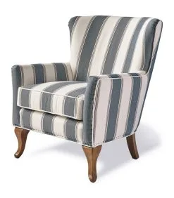 Rivièra Maison Cavendish Armchair Blue Stripe -Meubilair Geschäft 78e5bf485efa4109b820c66eea703df2