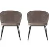 BePureHome Admit Eetkamerstoel - Fluweel - Khaki - Set Van 2 -Meubilair Geschäft 793394b091a344bf9a03a616fb077813