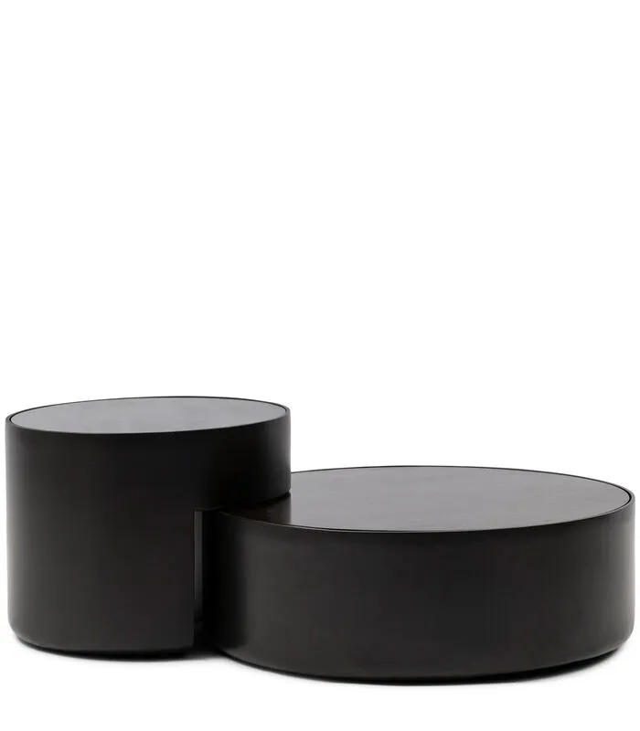 Rivièra Maison Salontafel Set Hollywood Hills - Zwart 3 Rivièra Maison Salontafel Set Hollywood Hills - Zwart