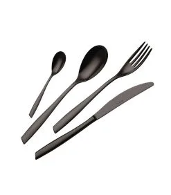 Eme Bestekset Eleven 18/10 16-delig Zwart 4-persoons