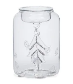 Rivièra Maison Theelichthouder RM Fall Leave Transparant