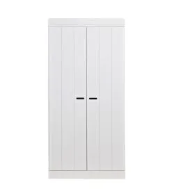 WOOOD Connect Kast 2-Deurs - Grenen - Wit - 195x94x53