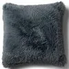 Rivièra Maison Kussenloop RM Faux Fur Blue 50x50 - Acryl - (LxBxH) 50.0x50.0x1.0 Cm