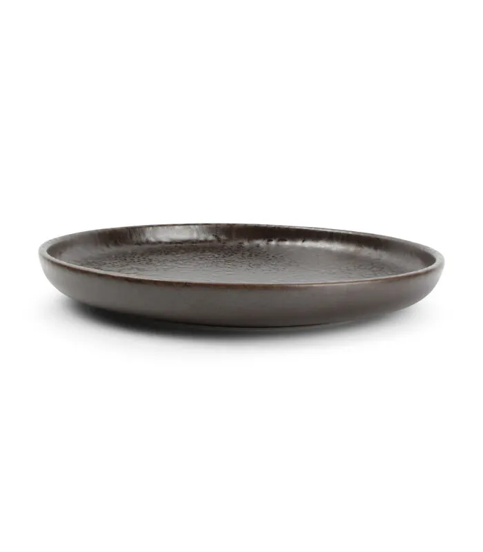 Salt & Pepper Plat Bord 22xH3cm Chocolate Tabo - (x4) 4 Salt & Pepper Plat Bord 22xH3cm Chocolate Tabo - (x4) - Image 2