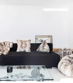 MX HOME Kussen Pyramide In Bruine Imitatiebont -Meubilair Geschäft 7b9269395f1e44469d102477be7bb77f