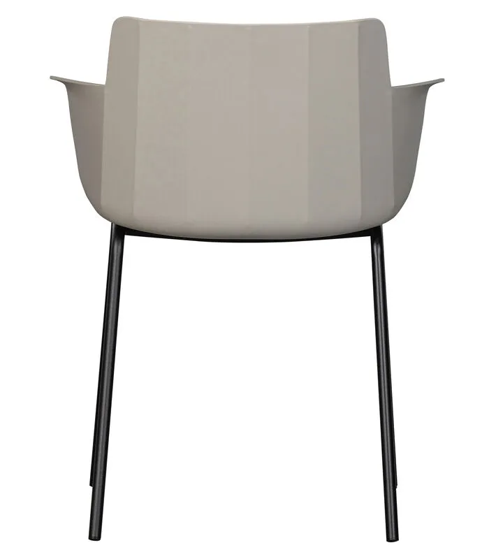 WOOOD Tuinstoel Foppe - Pp/Metaal - Mist - Set Van 4 6 WOOOD Tuinstoel Foppe - Pp/Metaal - Mist - Set Van 4 - Image 4