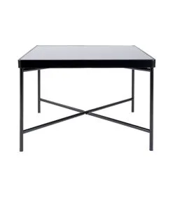 Leitmotiv Salontafel Smooth - Vierkant Mat Zwart - 60x60x40cm