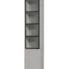 VTwonen 2-Deurs Vitrinekast Basic - Grenen - Mist - 230x53x40 -Meubilair Geschäft 7de9f4de62e9416ead315854fdb2e262