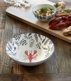 Rivièra Maison Serveerschaal Keramiek Met Vissen En Kreeft - First Catch - Blauw -Meubilair Geschäft 7eb14134ebe44d8ebf1a94e18c0ddc69