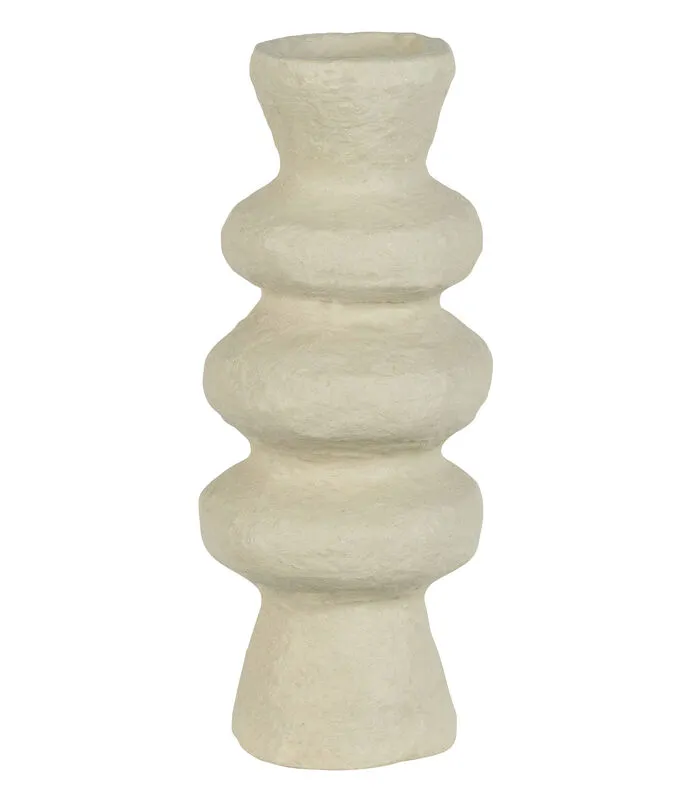 BePureHome Milos Kandelaar - Papier Mache - Natural - 35x14x14 3 BePureHome Milos Kandelaar - Papier Mache - Natural - 35x14x14