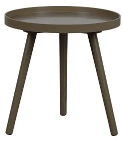 WOOOD Sasha Bijzettafel - Hout/MDF - Bruin - 41x41x41