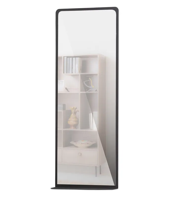 WOOOD Cliff Passpiegel - Metaal - Zwart - 130x50x10 5 WOOOD Cliff Passpiegel - Metaal - Zwart - 130x50x10 - Image 3