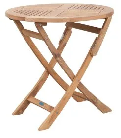 Exotan Inklaptafel Tuin Folding - Teak - Naturel - 75x80x80