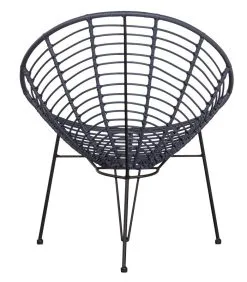 WOOOD Loungestoel Buiten Jane - PE/Metaal - Inkt - 88x72x81 9 WOOOD Loungestoel Buiten Jane - PE/Metaal - Inkt - 88x72x81 -Meubilair Geschäft 83337fce31274d6bac069a05b9439d8b