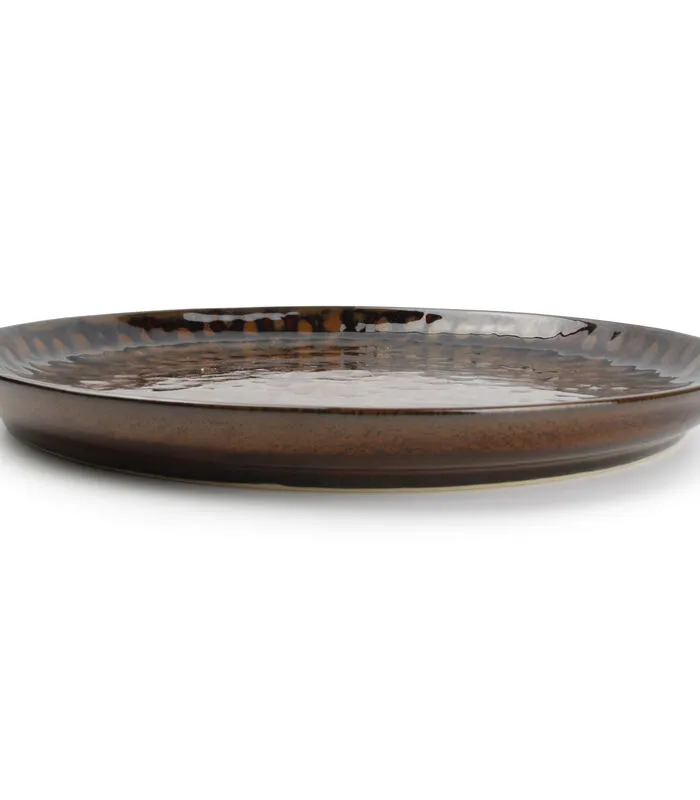 Salt & Pepper Plat Bord 27cm Bruin Primal - (x4) 7 Salt & Pepper Plat Bord 27cm Bruin Primal - (x4) - Image 5