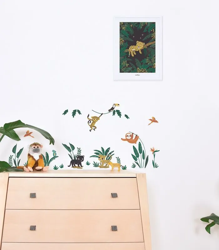 Lilipinso Muursticker Kinderkamer - Jungle Dieren 5 Lilipinso Muursticker Kinderkamer - Jungle Dieren - Image 3