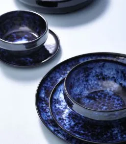 Palmer Schaal Bama Blue 12 Cm 30 Cl Blauw Stoneware 4 Stuk(s) -Meubilair Geschäft 845c3cc21d5c47f6a62cffd6d2116a64