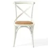 Rivièra Maison Saint Etienne Dining Chair White - (LxBxH) 50x50x98 Cm