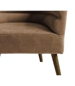 Leitmotiv Stoel Explicit - Suede Look Chocolade Bruin - 74x71x74cm -Meubilair Geschäft 84afcde83f964fe8a22166b5b120fe97