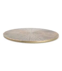 Salt & Pepper Onderzetter 20cm Geribbeld Goud Charm -Meubilair Geschäft 859f81c656e248cf862c1e44d6dbd5d4