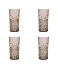 Pasabahce Longdrink Timeless 45 Cl - Taupe Taupe 4 Stuk(s)