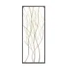 PRESENT TIME Muurkunst Branches - IJzer, Goud - 85x33x2cm