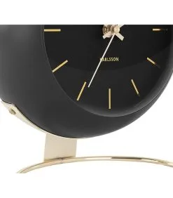 Karlsson Tafelklok Globe - Zwart - 21x24,5x14cm -Meubilair Geschäft 86b565f31b9c423098a35859cc524d32