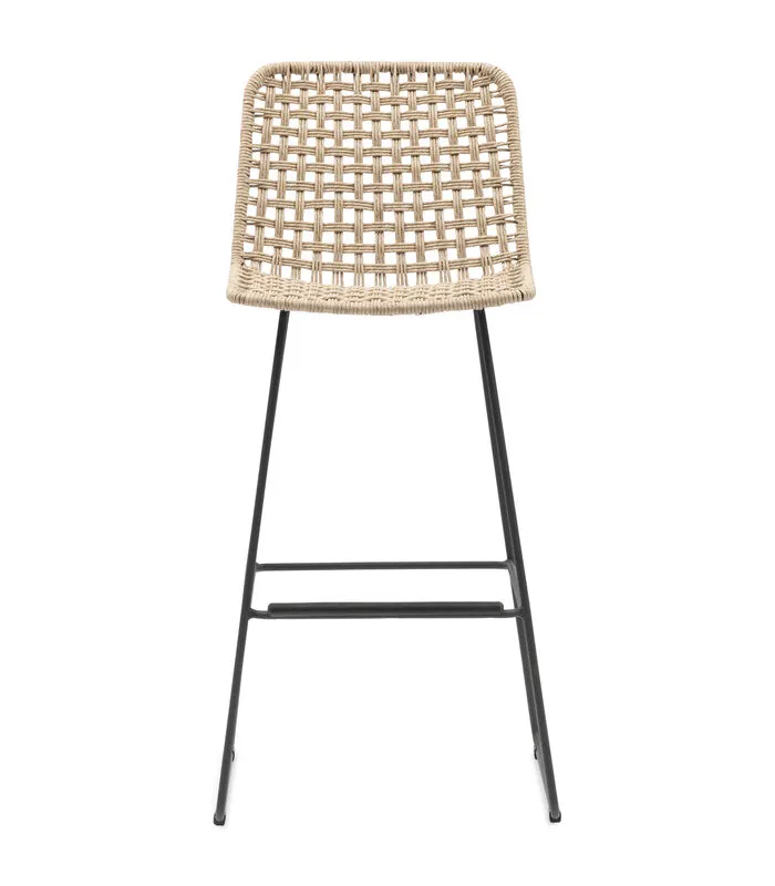 Rivièra Maison Tuinstoel Zonder Armleuning Hoog - Jakarta Outdoor Barstool - Bruin 3 Rivièra Maison Tuinstoel Zonder Armleuning Hoog - Jakarta Outdoor Barstool - Bruin