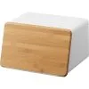 Yamazaki Bread Case With Removable Lid - Tower - White -Meubilair Geschäft 8a6a9766540f41468c358e151a585286