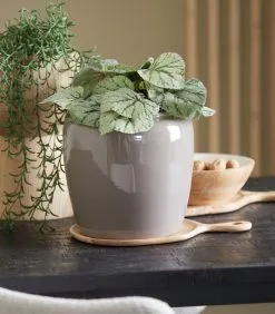 PRESENT TIME Bloempot Grand - Grijs - Ø25x23,5 Cm -Meubilair Geschäft 8b5dc9d77c764bcc89d3cbffd517df19