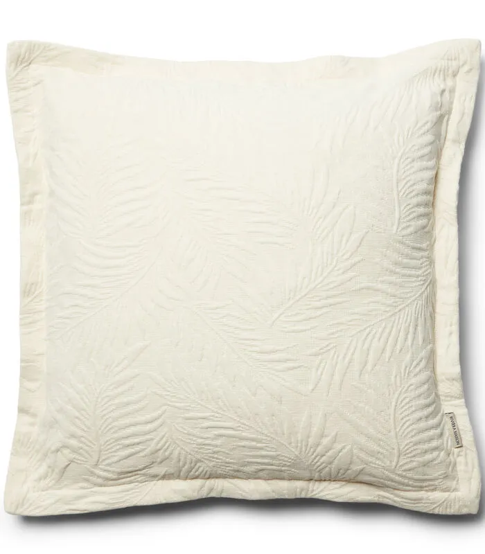 Rivièra Maison Kussenhoes, Kussensloop 50x50, Sierkussen Bladprint - Demindy - Wit - 3 Rivièra Maison Kussenhoes, Kussensloop 50x50, Sierkussen Bladprint - Demindy - Wit -