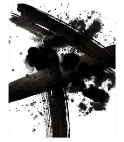 WOOOD Exclusive Exclusive Splashes & Stripes Poster - Papier - 45,5x65,5