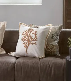 Rivièra Maison Kussenhoes, Kussensloop 50x50, Koraal, Zee - Santinella - Wit -Meubilair Geschäft 8c582b99a9954f829ccb032fe227f71e